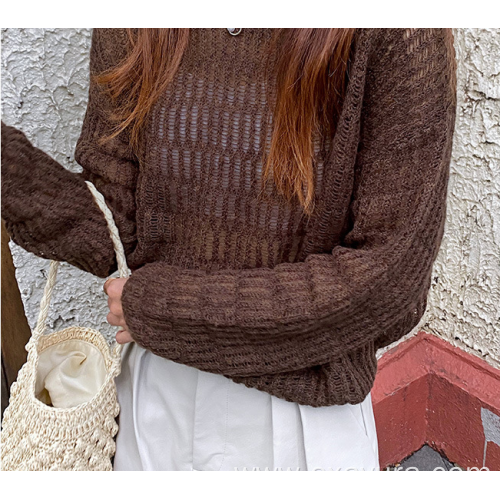 2020 gentle wind loose all-match knit sweater